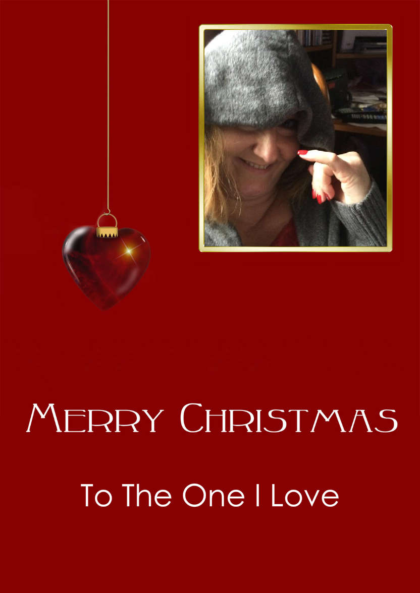 Hanging Heart Bauble Christmas Aperture Card - card made with Crafty Bob's Card Creator