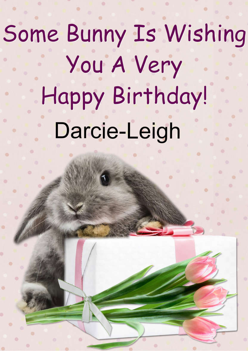 Some Bunny Birthday - card made with Crafty Bob's Card Creator