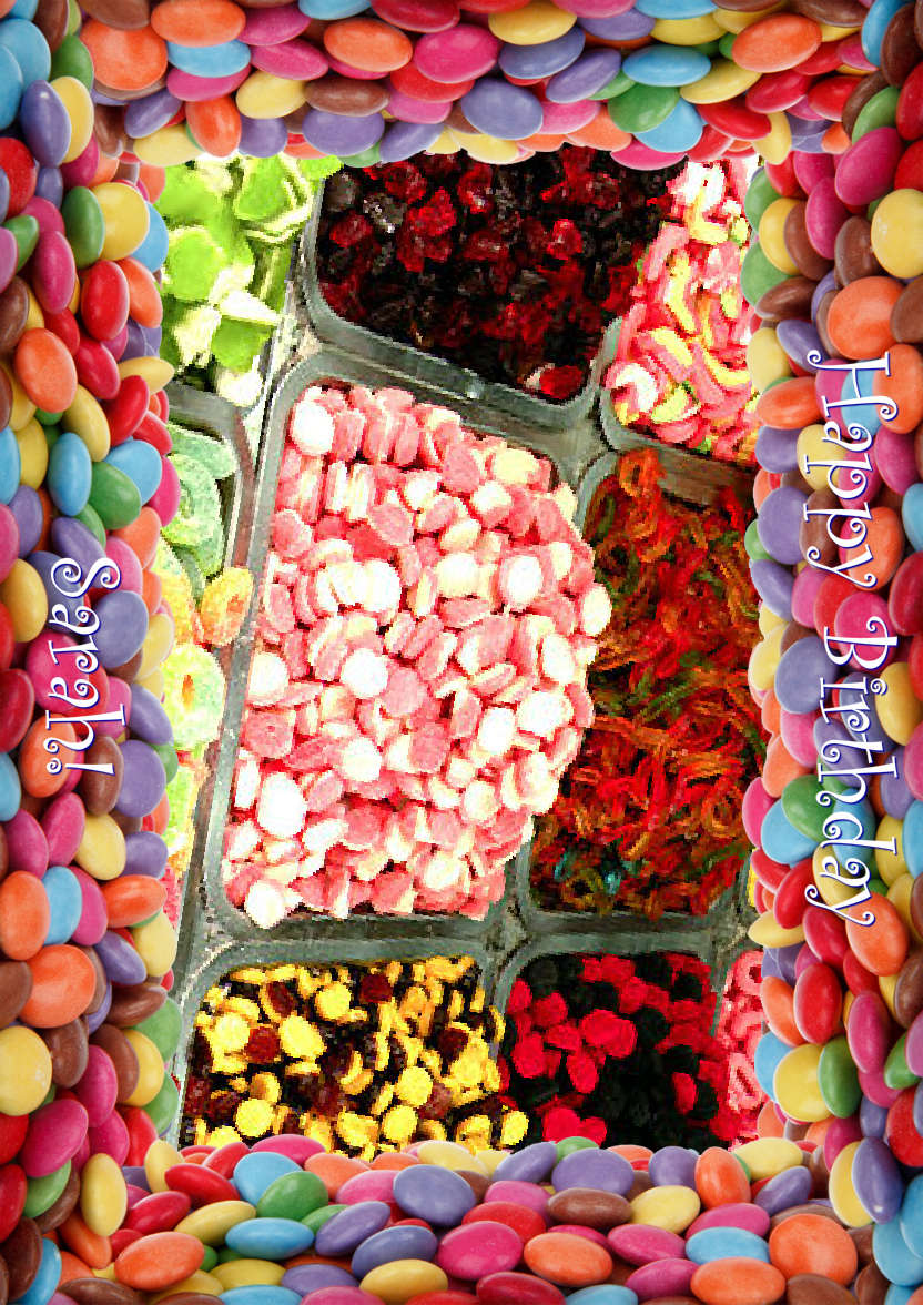 Sweetie Frame Photo Card - card made with Crafty Bob's Card Creator