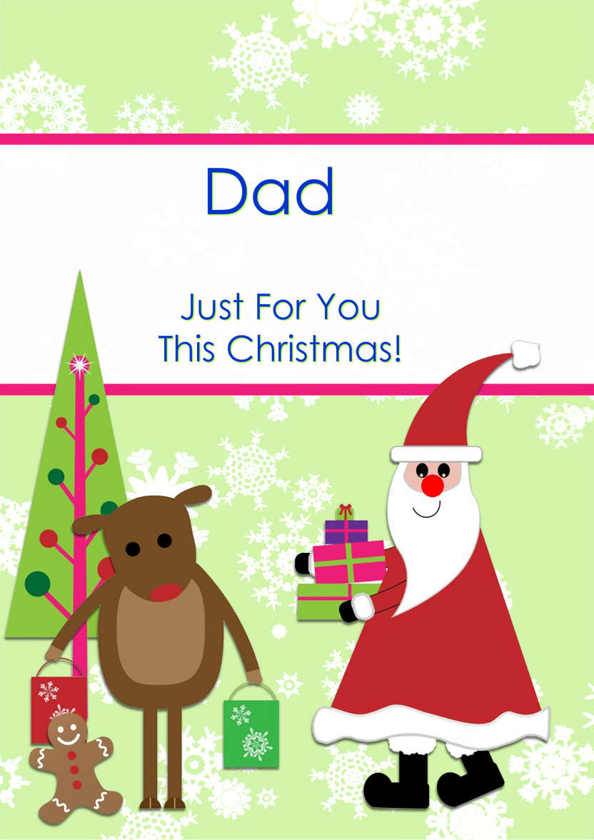 Christmas Friends - card made with Crafty Bob's Card Creator