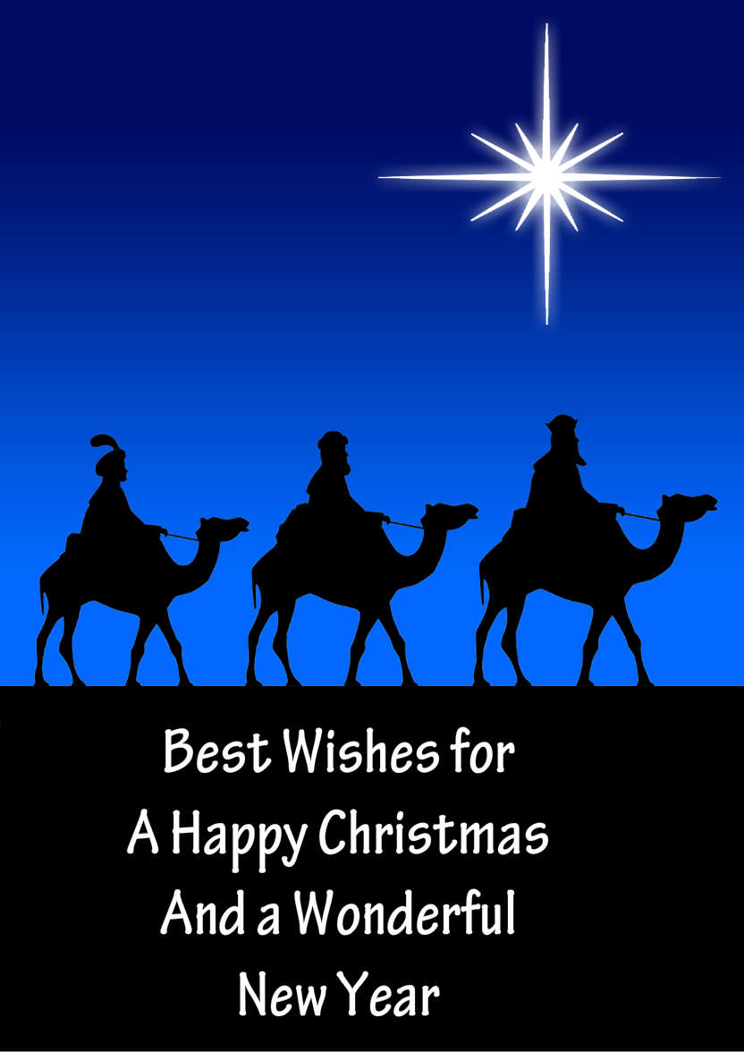 Star of Bethlehem - card made with Crafty Bob's Card Creator