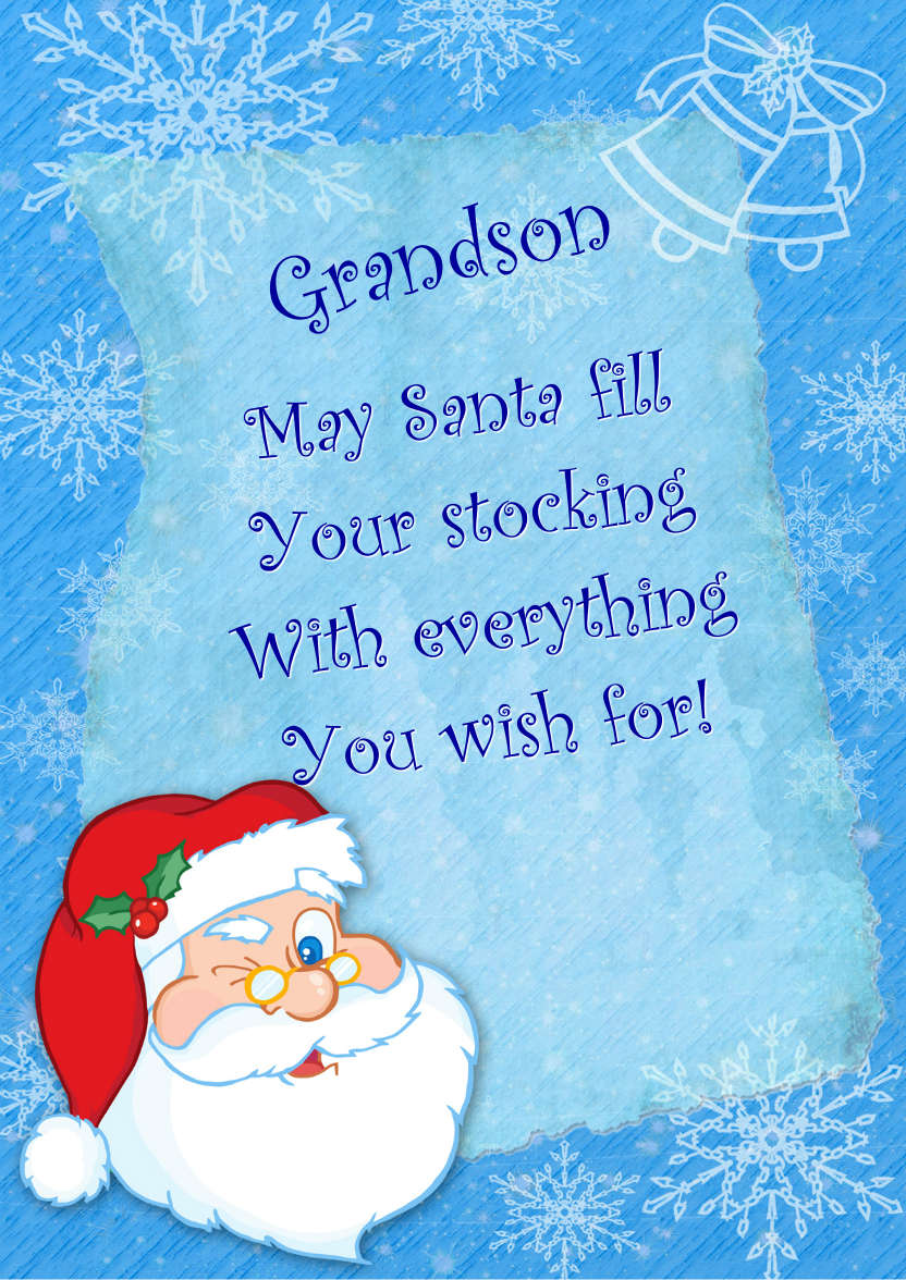 Winking Santa - card made with Crafty Bob's Card Creator