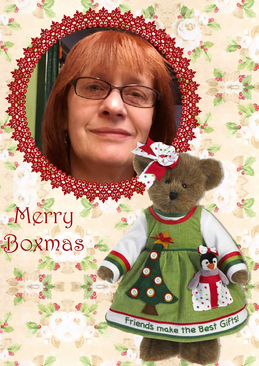 Christmas Teddy - card made with Crafty Bob's Card Creator