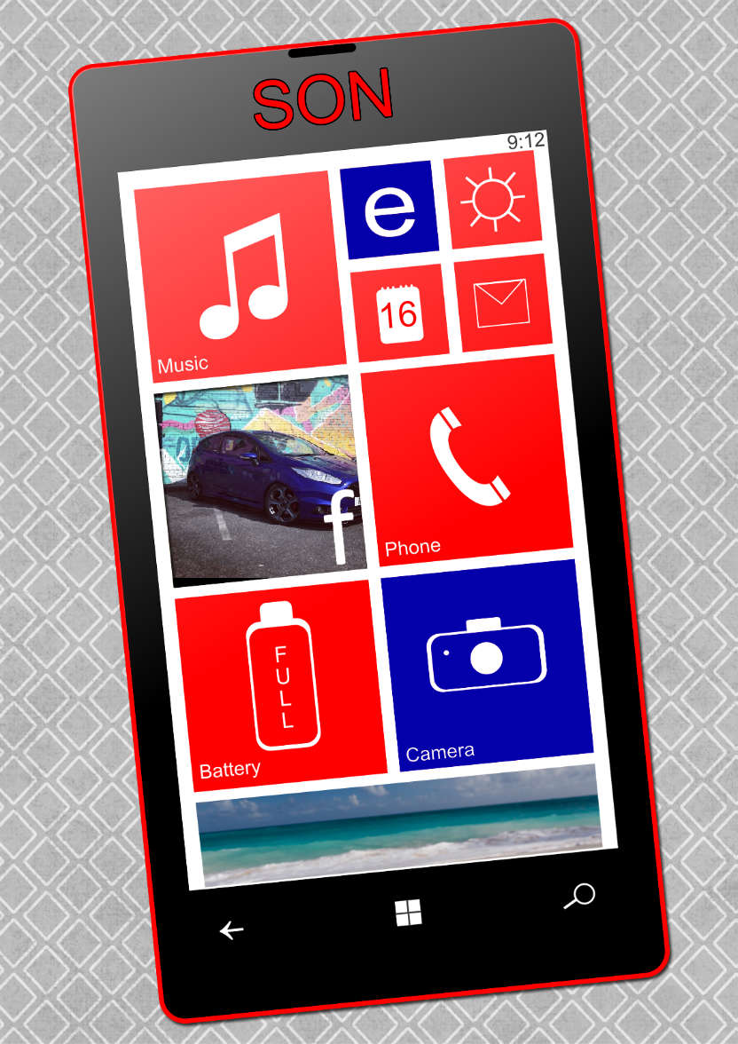 Smart Phone Card Male - card made with Crafty Bob's Card Creator