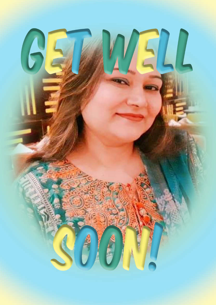 Get Well Soon Frame Photo Card - card made with Crafty Bob's Card Creator