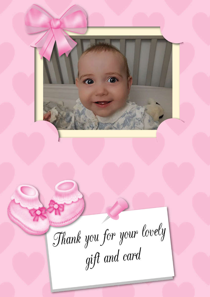 Thank You Card - card made with Crafty Bob's Card Creator