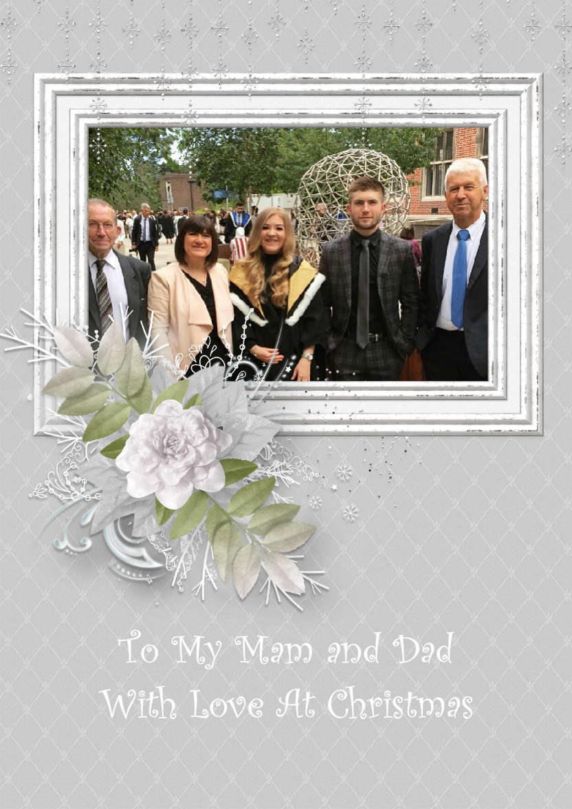 Winter Frame Photo Card - card made with Crafty Bob's Card Creator