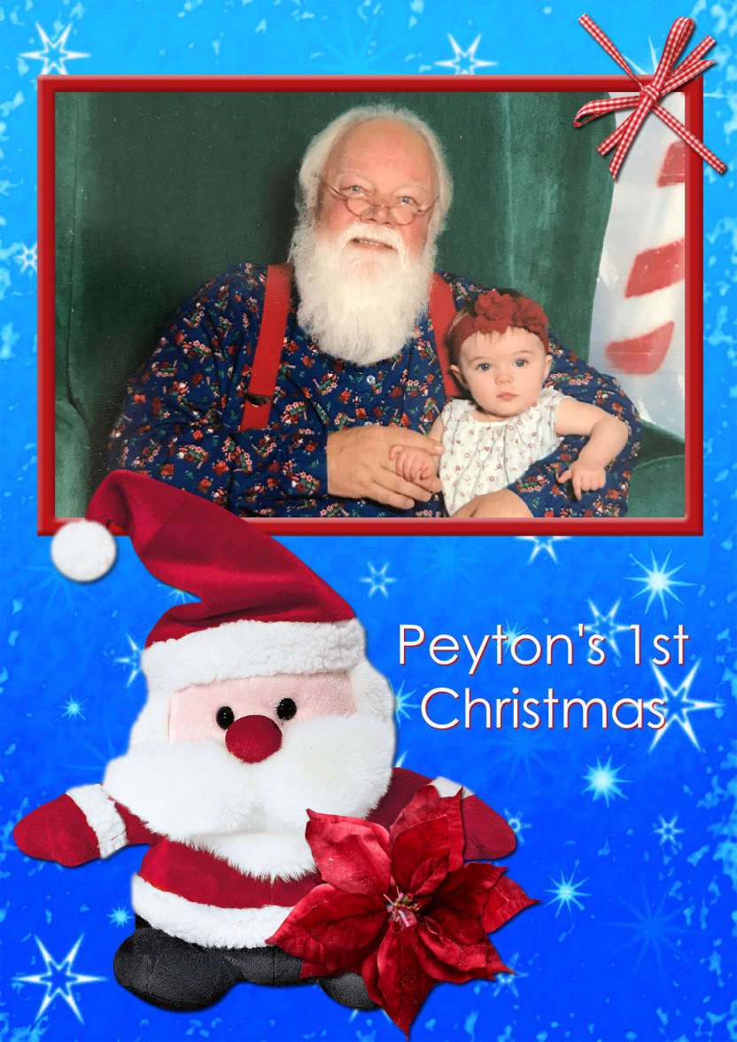 Cute Cuddly Santa - card made with Crafty Bob's Card Creator