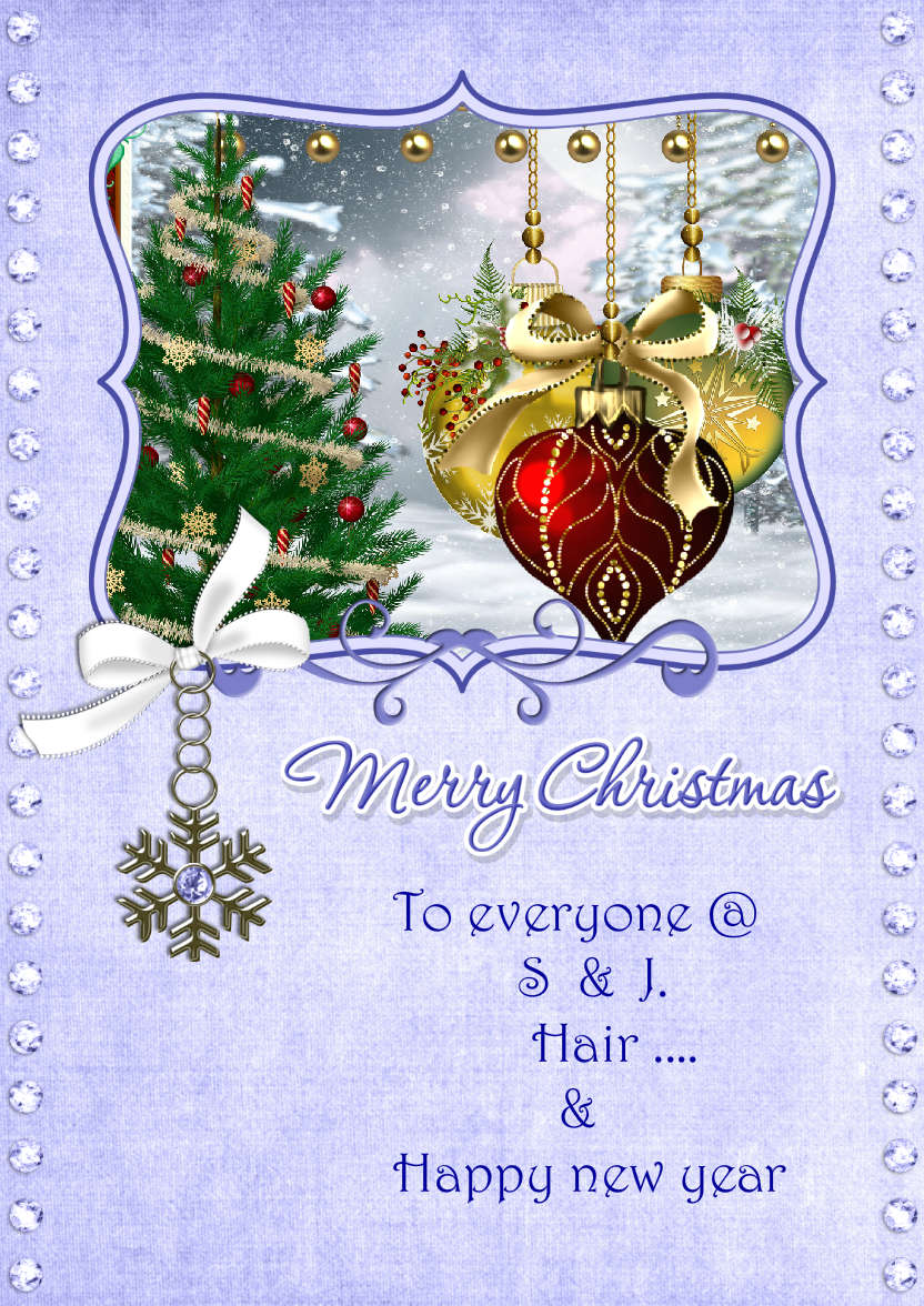 Christmas Bling Photo Card - card made with Crafty Bob's Card Creator