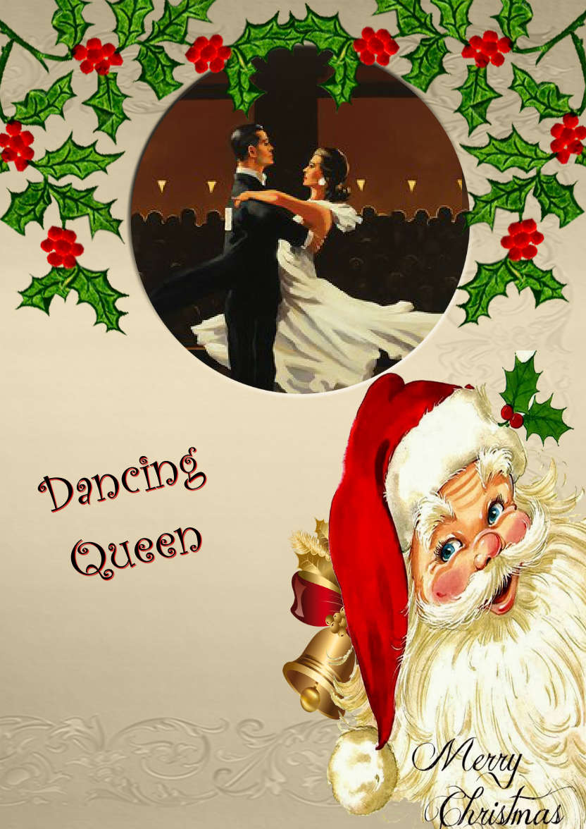 Christmas Photo Card with Santa - card made with Crafty Bob's Card Creator