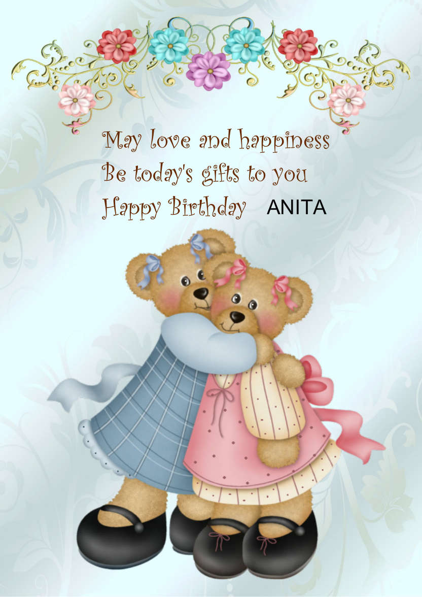 Birthday Bears - card made with Crafty Bob's Card Creator
