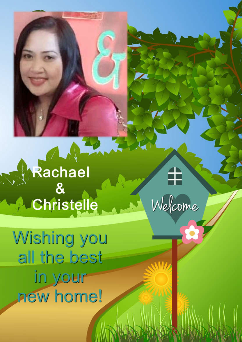 New Home Photo Card - card made with Crafty Bob's Card Creator