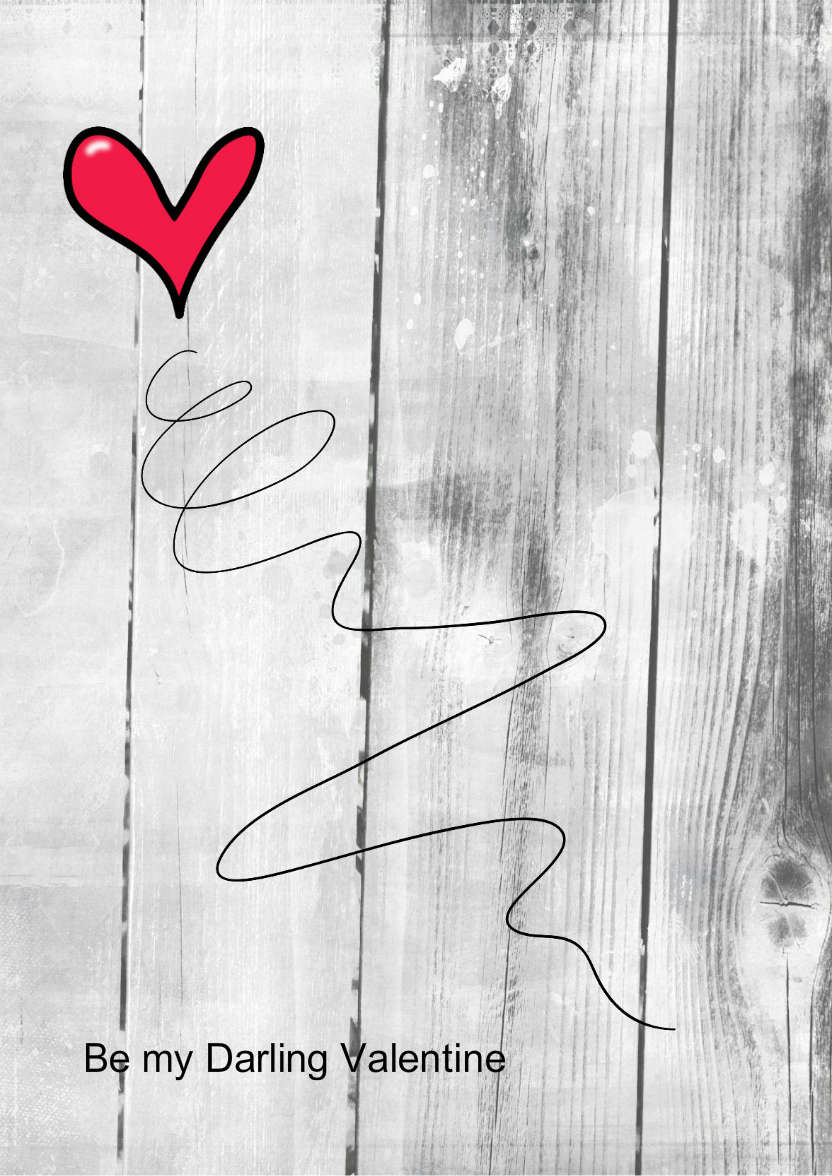 Heart Swirl - card made with Crafty Bob's Card Creator