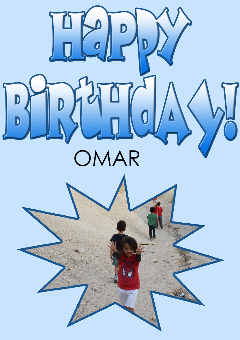Smash Frame Birthday Card - card made with Crafty Bob's Card Creator