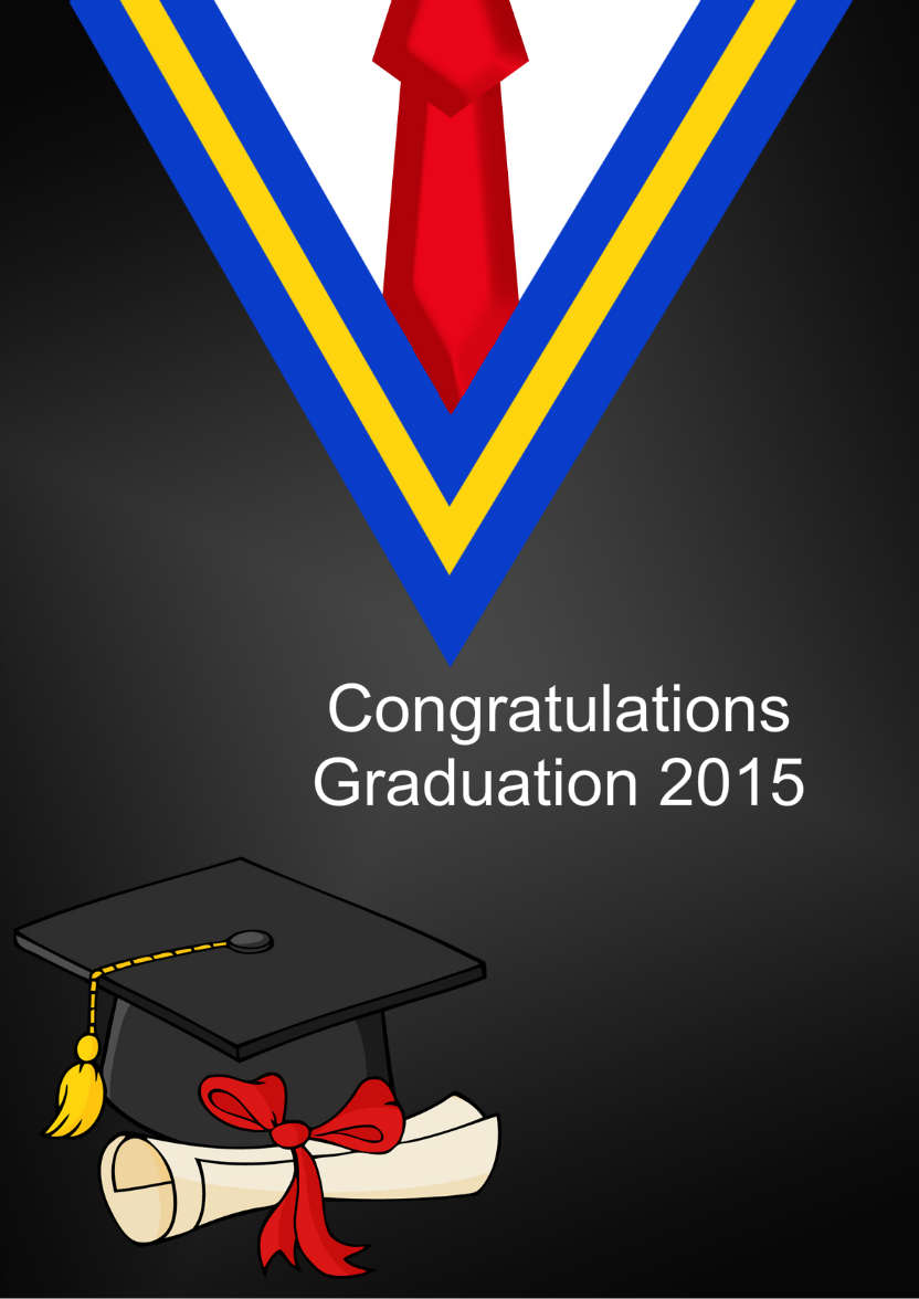 Graduation Card - card made with Crafty Bob's Card Creator