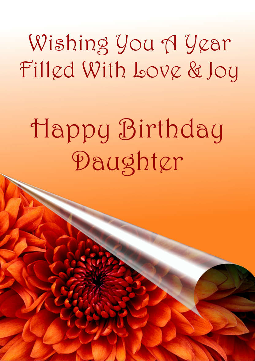 Floral Rolled Page Card - card made with Crafty Bob's Card Creator