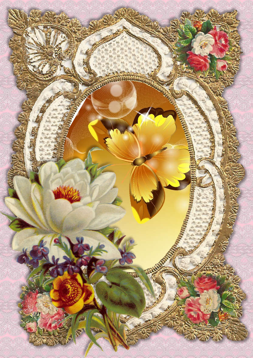 Ornate Photo Frame - card made with Crafty Bob's Card Creator