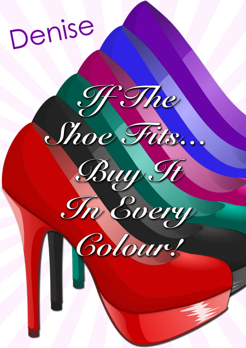 If the Shoe Fits Female Card - card made with Crafty Bob's Card Creator