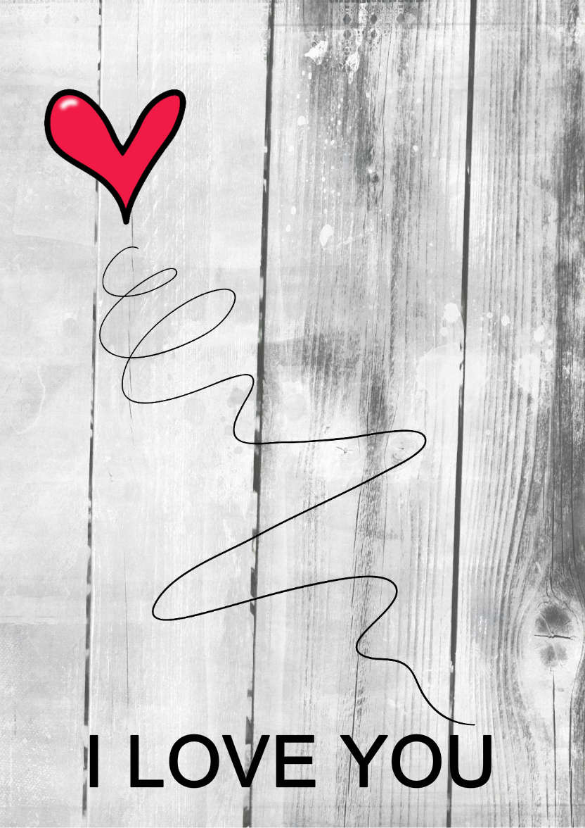 Heart Swirl - card made with Crafty Bob's Card Creator