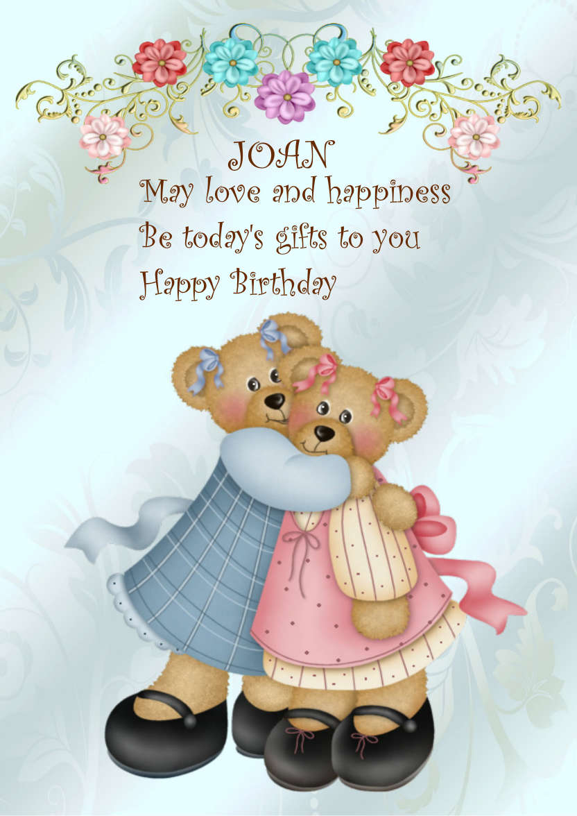 Birthday Bears - card made with Crafty Bob's Card Creator