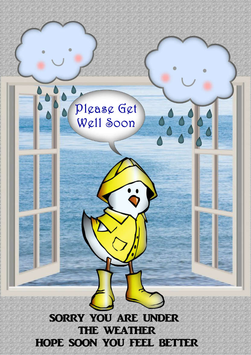 Under the Weather - card made with Crafty Bob's Card Creator