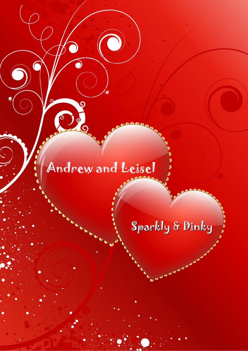 Double Heart Card Front - card made with Crafty Bob's Card Creator