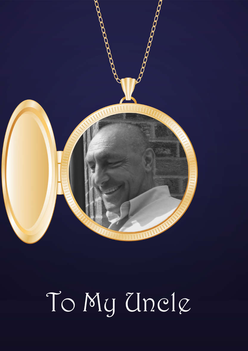 Locket Aperture Photo Card - card made with Crafty Bob's Card Creator