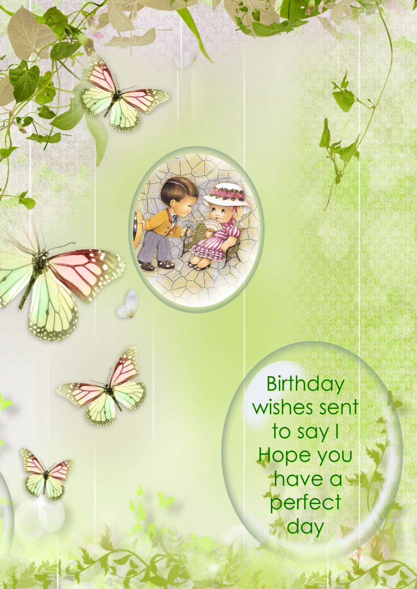Butterfly Greeting Card - card made with Crafty Bob's Card Creator