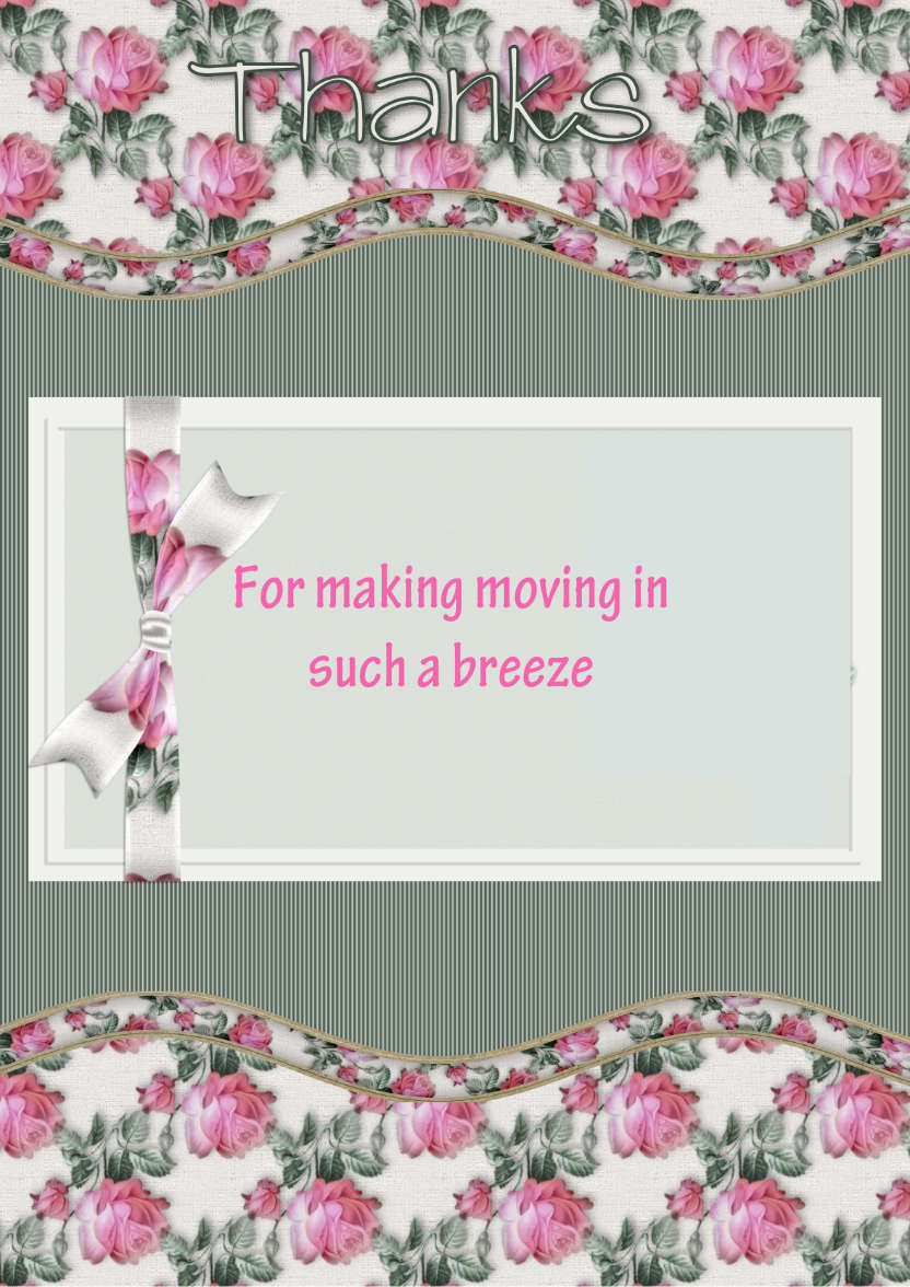 With Thanks - card made with Crafty Bob's Card Creator