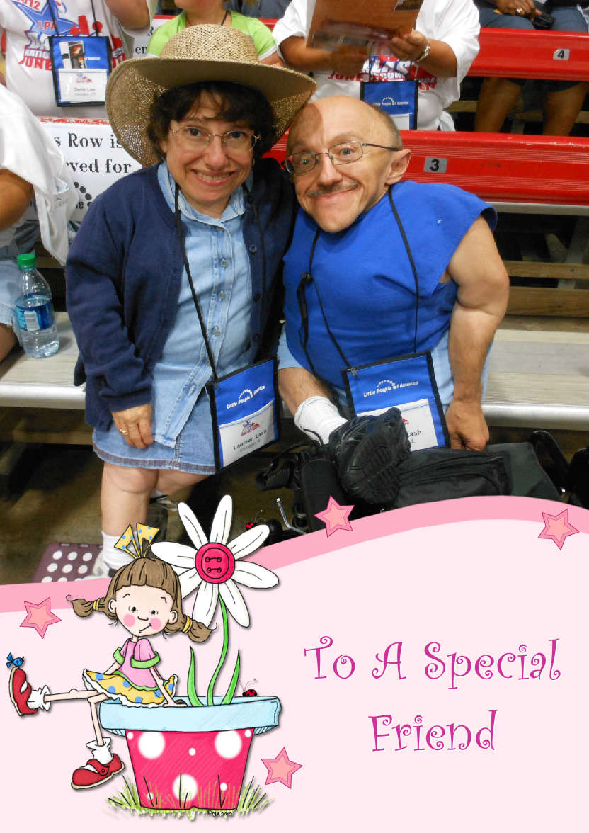 Pollys Flower Photo Card - card made with Crafty Bob's Card Creator