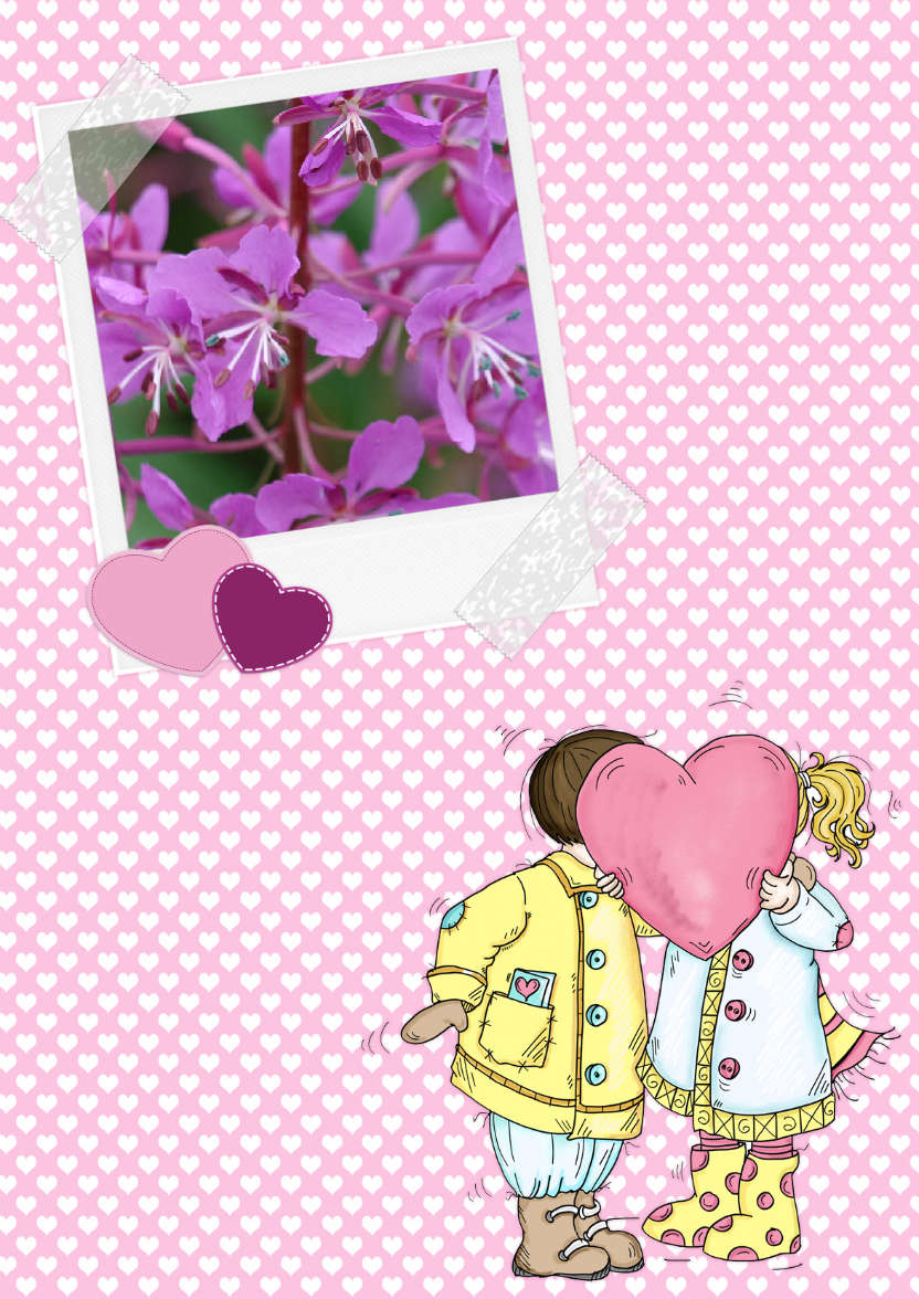 Kissing Couple Aperture Card Front - card made with Crafty Bob's Card Creator