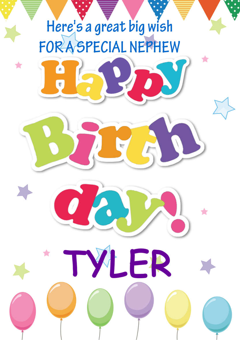 Happy Birthday to You - card made with Crafty Bob's Card Creator
