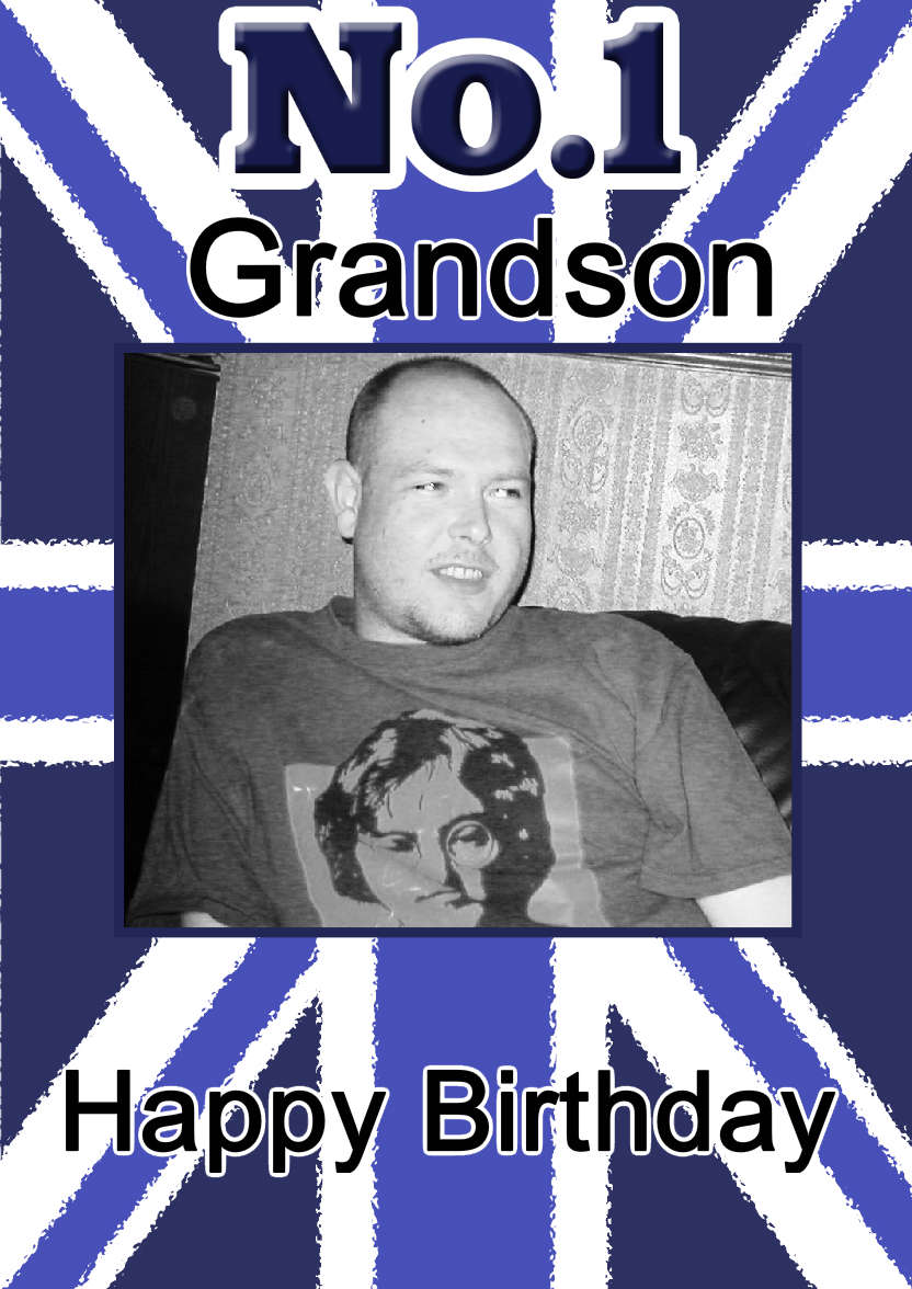 Union Jack No.1 Card - card made with Crafty Bob's Card Creator