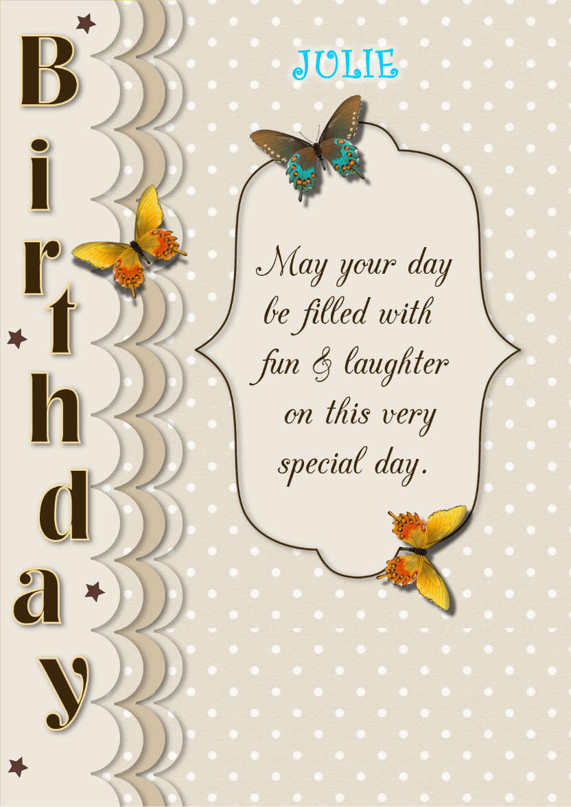 Chocolate Smooth - card made with Crafty Bob's Card Creator