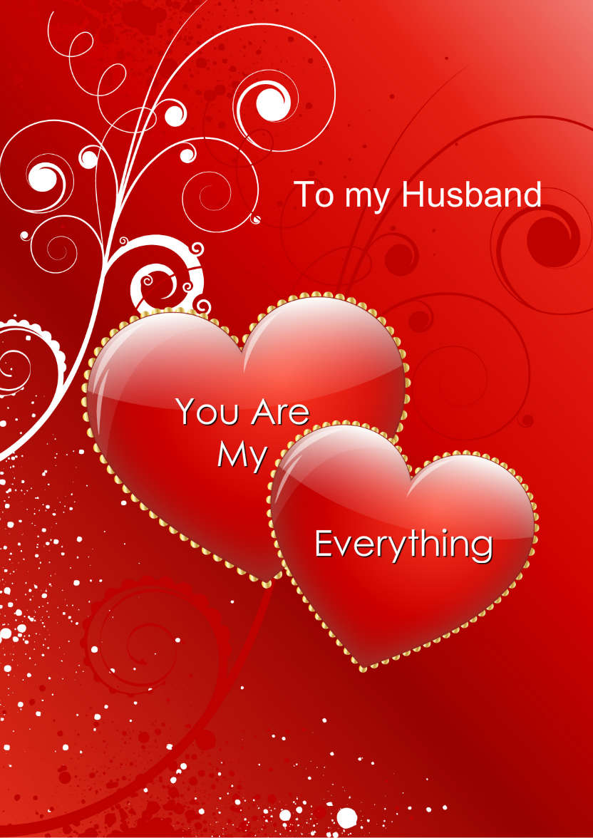 Double Heart Card Front - card made with Crafty Bob's Card Creator