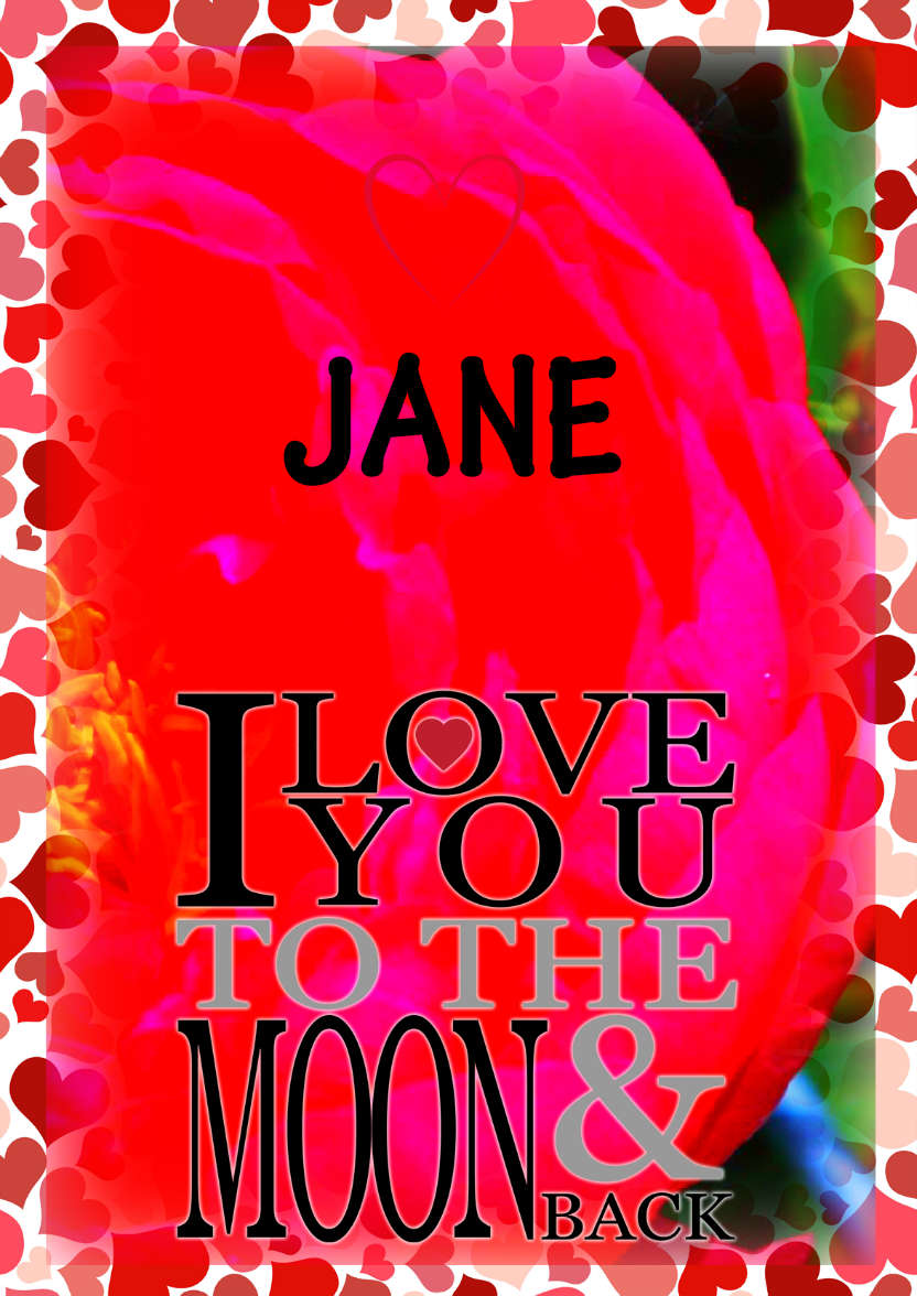 To the Moon & Back Anniversary/valentines - card made with Crafty Bob's Card Creator