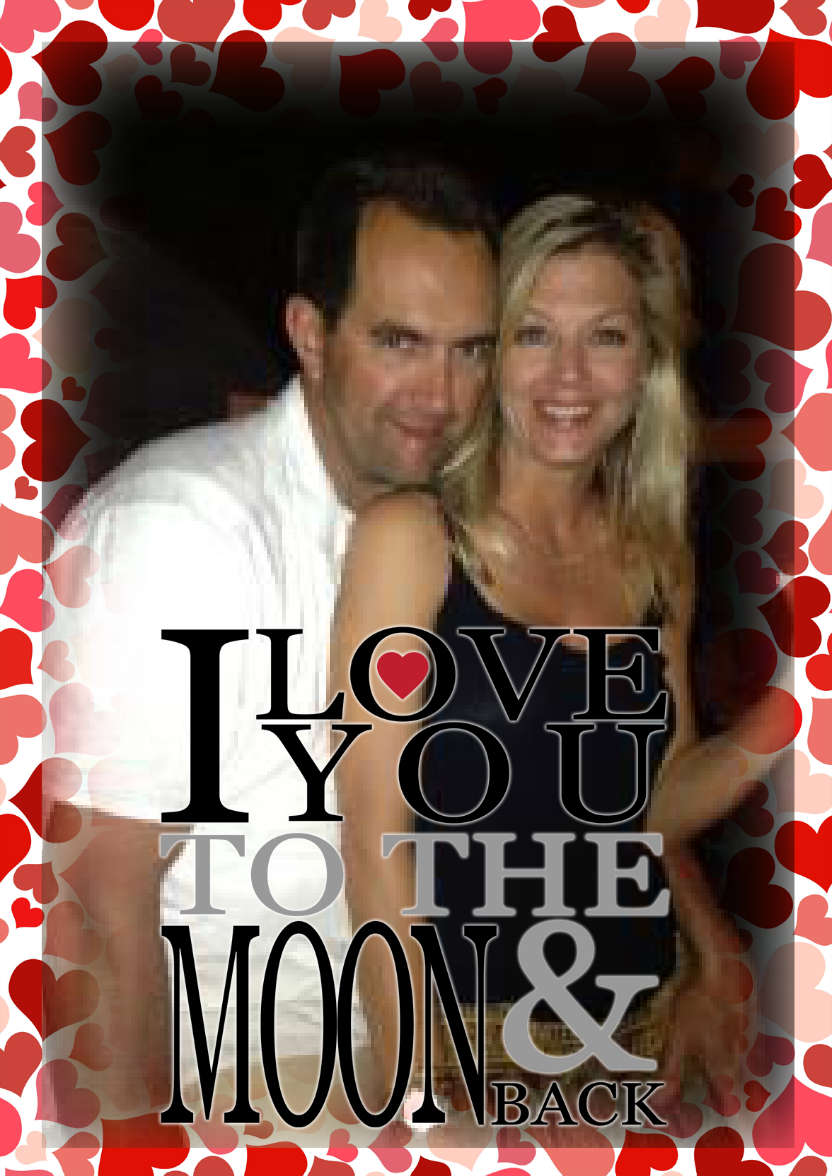 To the Moon & Back Anniversary/valentines - card made with Crafty Bob's Card Creator