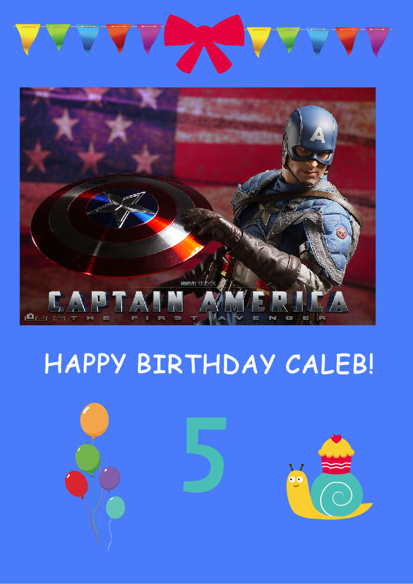 Dark Blue Plain Background - card made with Crafty Bob's Card Creator
