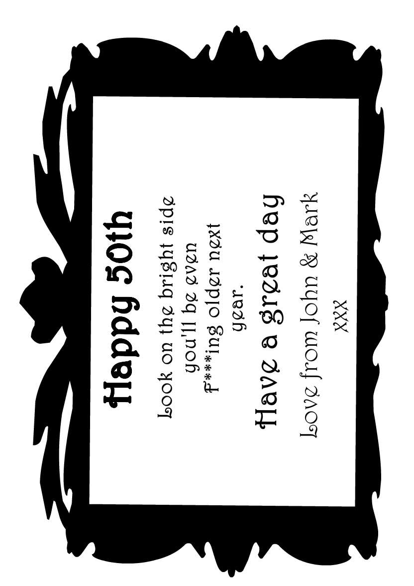 White Plain Background - card made with Crafty Bob's Card Creator
