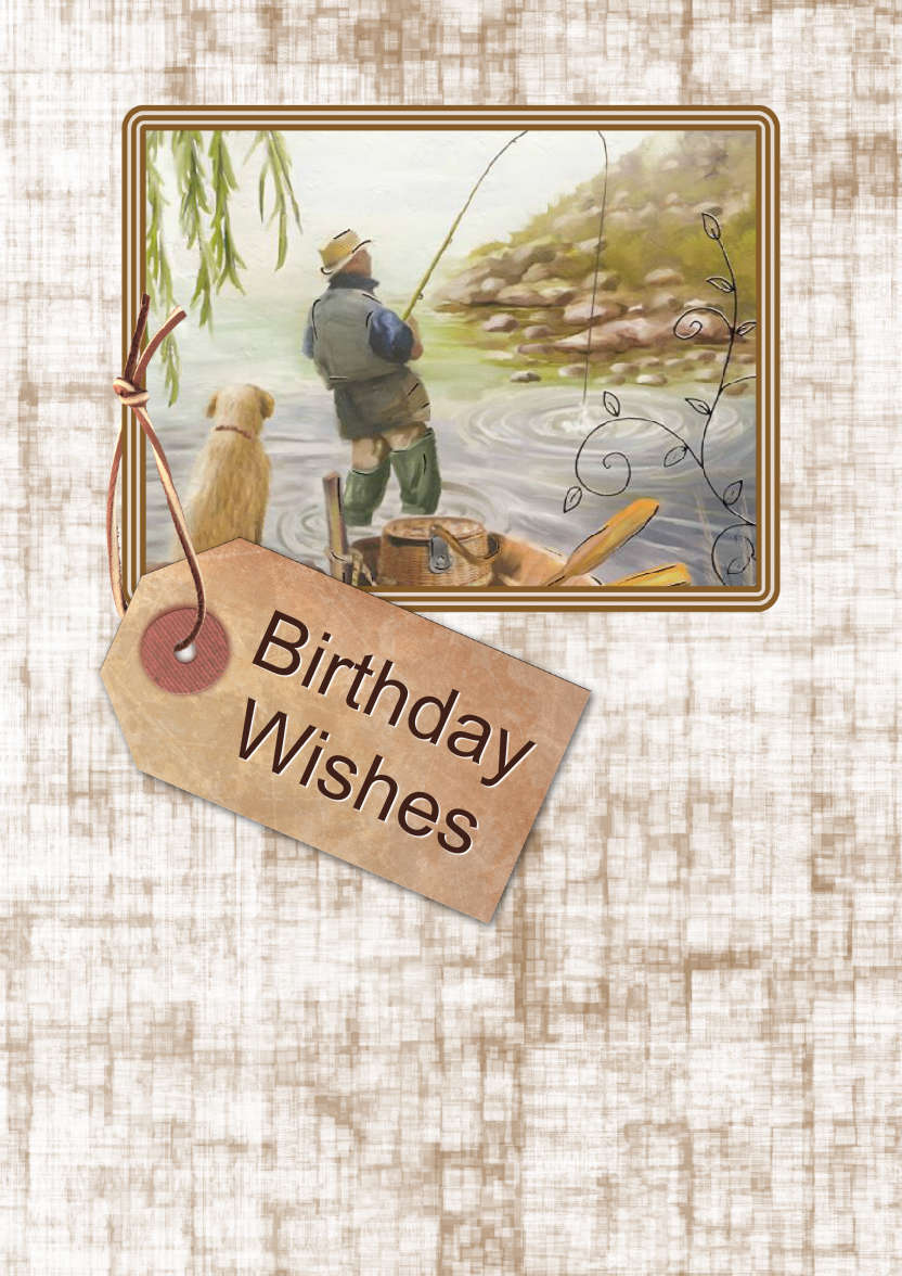 Old Tag Frame Photo Card - card made with Crafty Bob's Card Creator