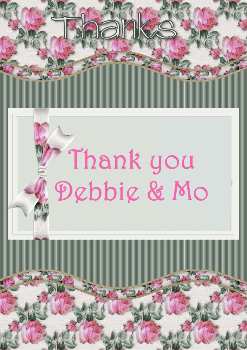 With Thanks - card made with Crafty Bob's Card Creator