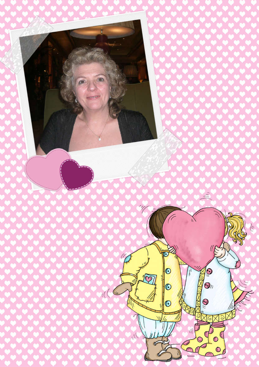 Kissing Couple Aperture Card Front - card made with Crafty Bob's Card Creator