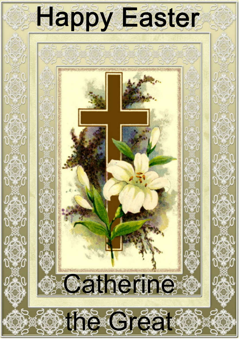 Easter Cross - card made with Crafty Bob's Card Creator