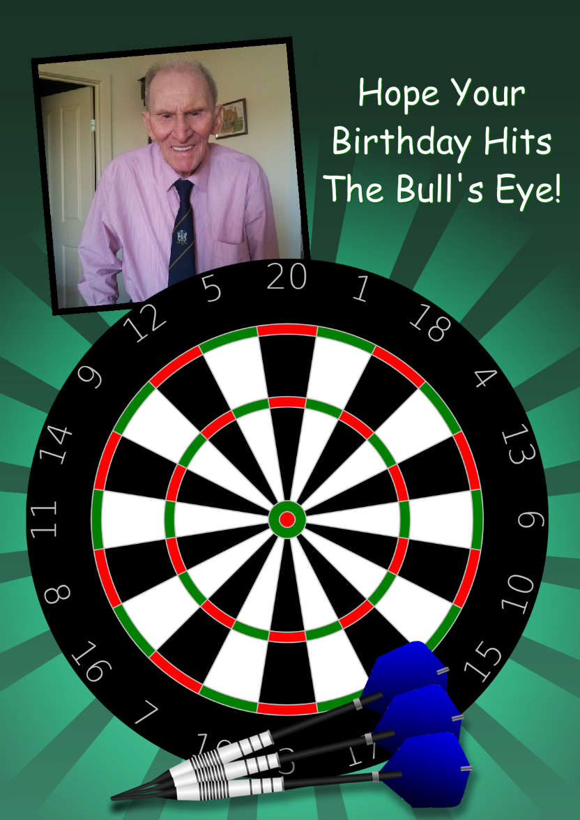 Darts Aperture Card - card made with Crafty Bob's Card Creator