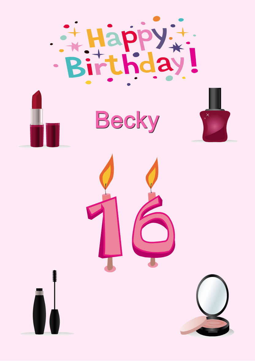 Light Pink Plain Background - card made with Crafty Bob's Card Creator