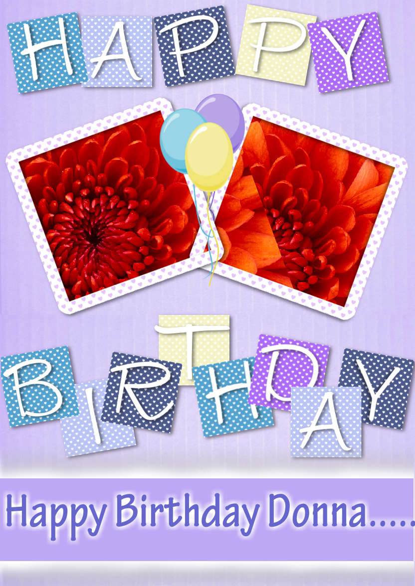 Birthday Fun - card made with Crafty Bob's Card Creator