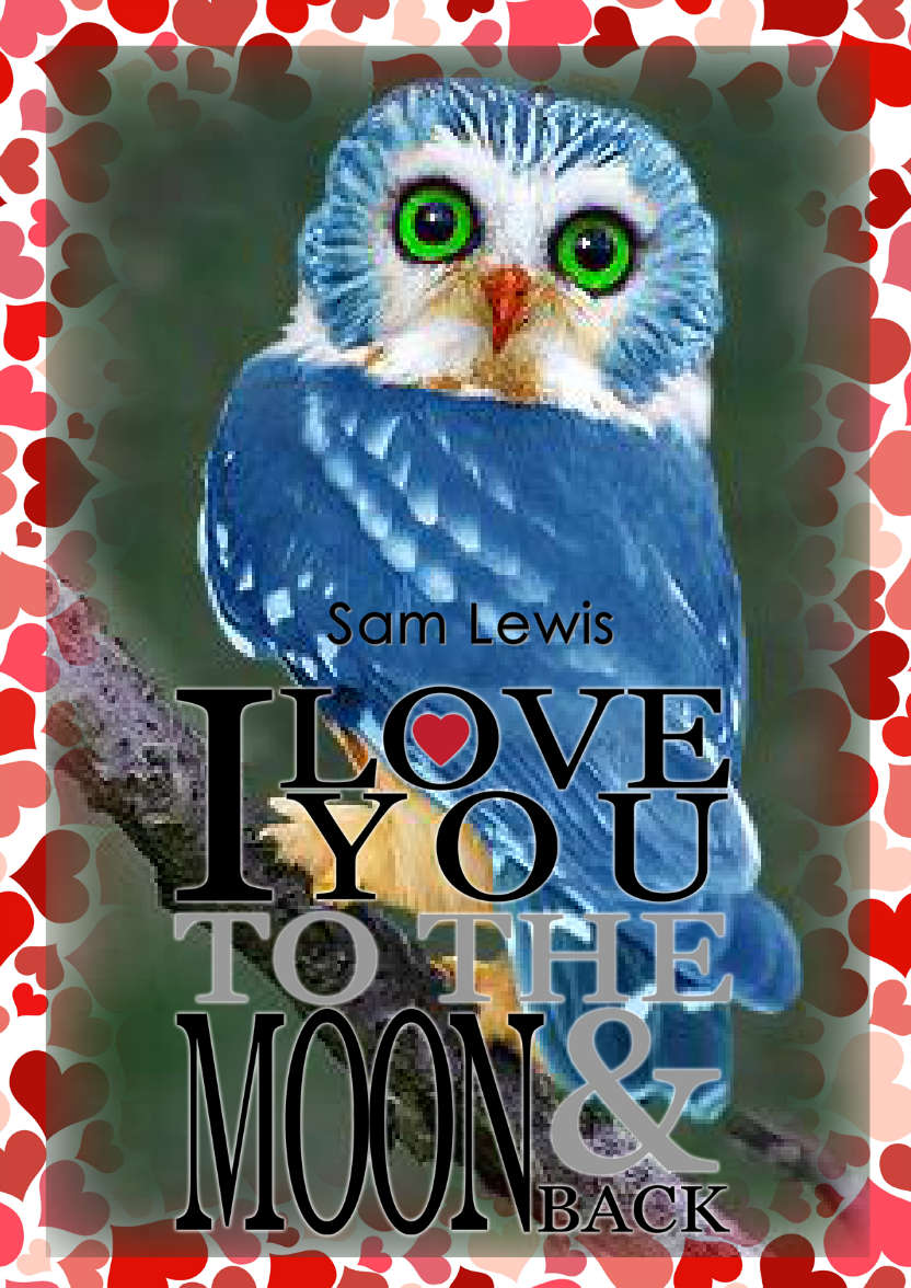 To the Moon & Back Anniversary/valentines - card made with Crafty Bob's Card Creator