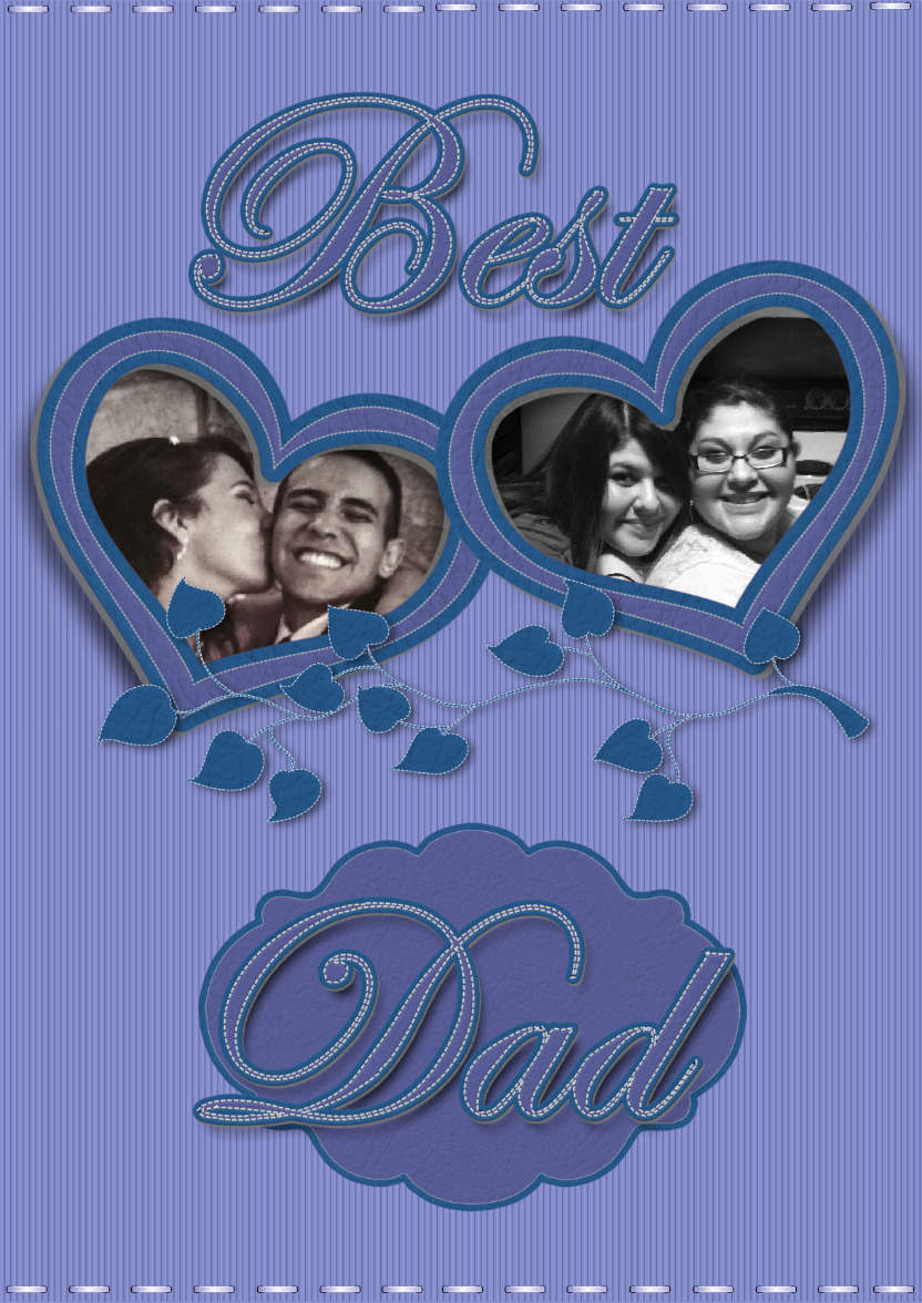 Birthday Dad - card made with Crafty Bob's Card Creator
