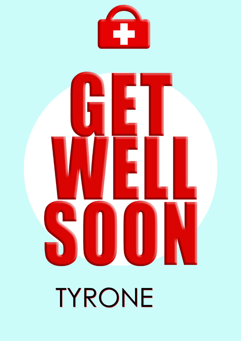 Get Well Soon - card made with Crafty Bob's Card Creator
