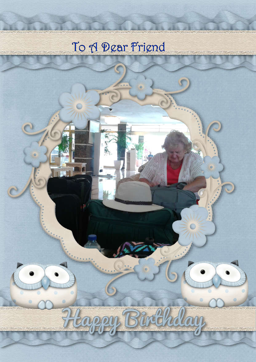 Cool Blue Birthday - card made with Crafty Bob's Card Creator